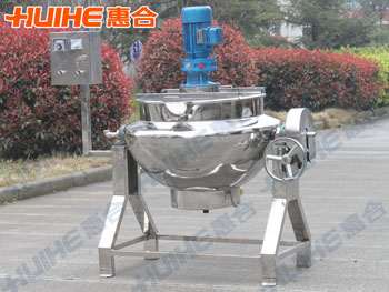 展示精美電加熱夾層鍋實拍照片,以及設備參數、特點、原理等